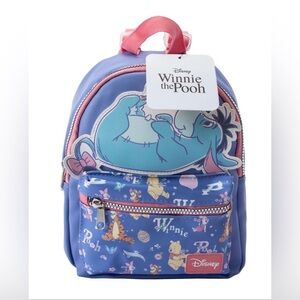 Disney Eeyore Licensed Mini Backpack with Adjustable Straps BNWT